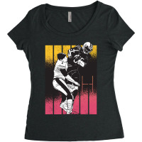 American Football Retro Vintage Women's Triblend Scoop T-shirt | Artistshot