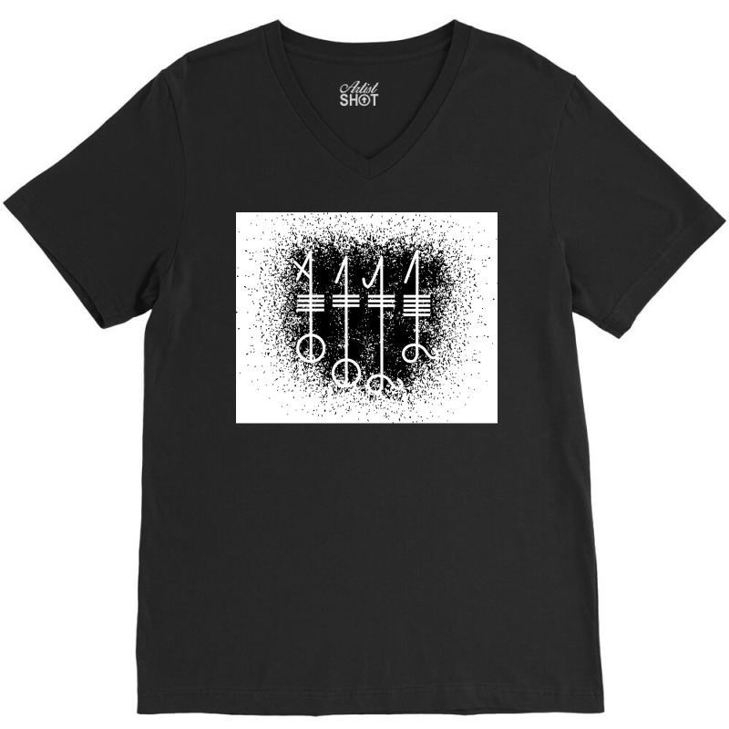 Svefnthorn Black Spray  Nostalgia Hippie V-neck Tee | Artistshot