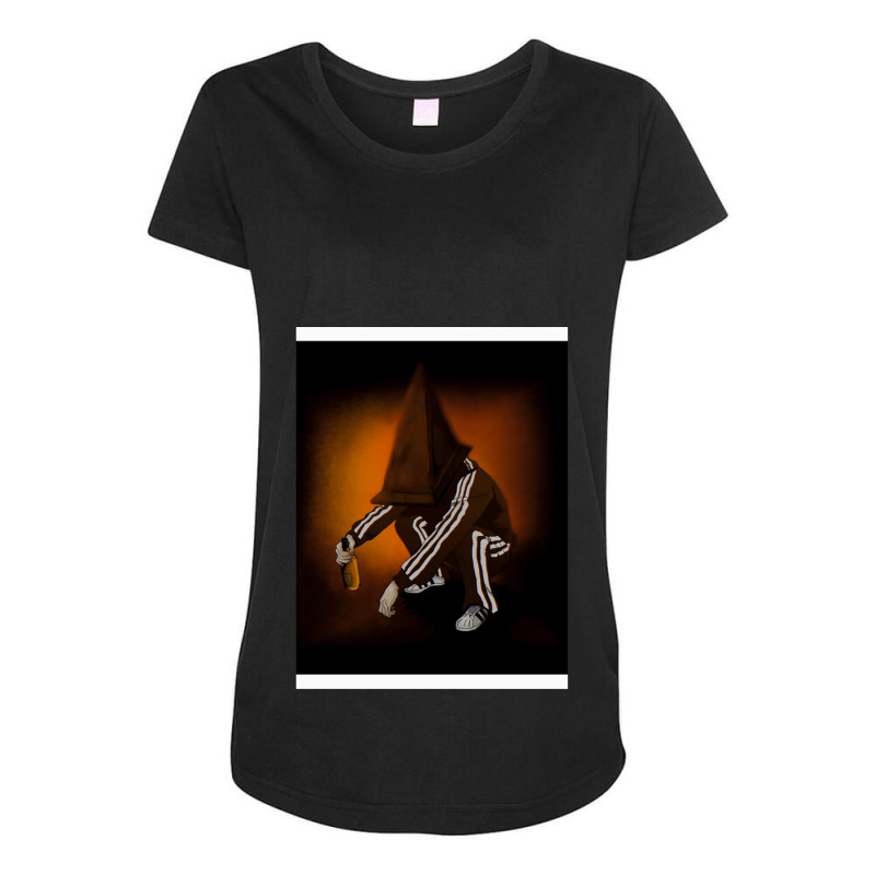 Pyramid Head Slav Squat Poster Metal Print Tapestry 1 Maternity Scoop Neck T-shirt by GretchenJennie | Artistshot