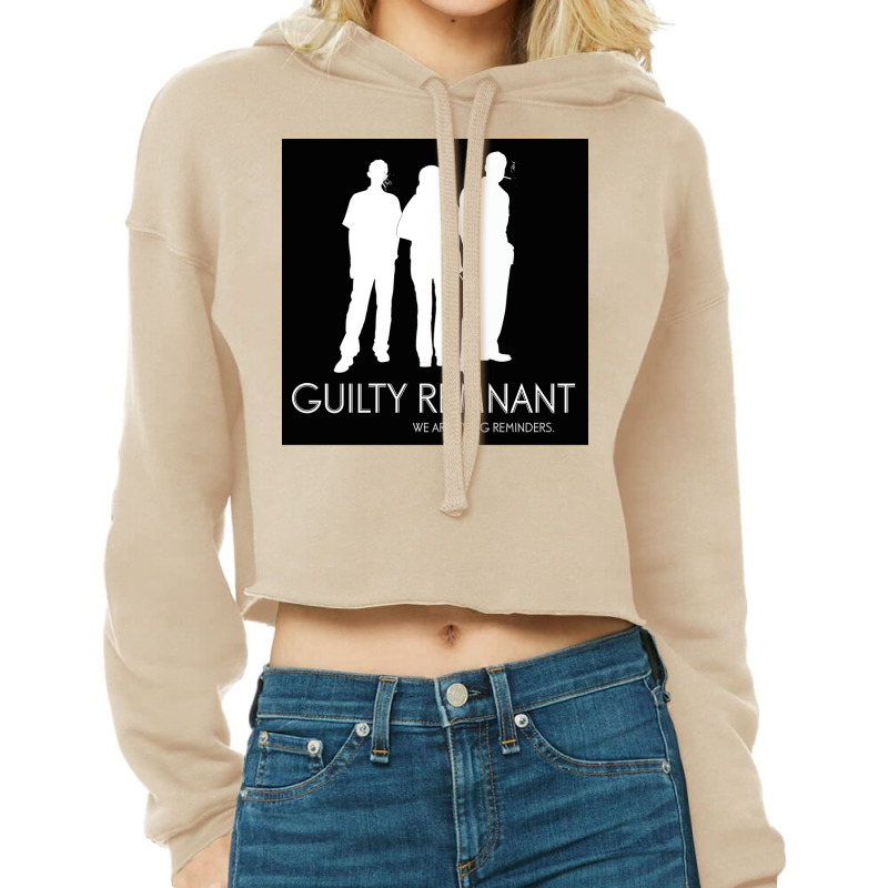 The Leftovers Guilty Remnant Poster Cropped Hoodie by shiderbrancau | Artistshot