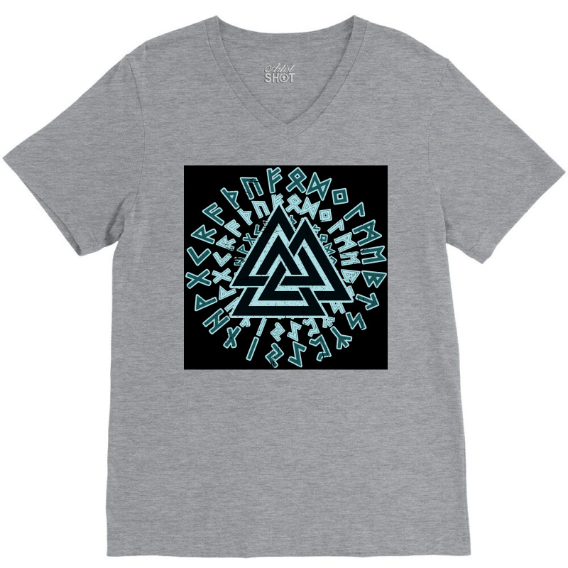 Valknut Wotansknoten Wikingerdreieick  Hipster Boy V-neck Tee | Artistshot