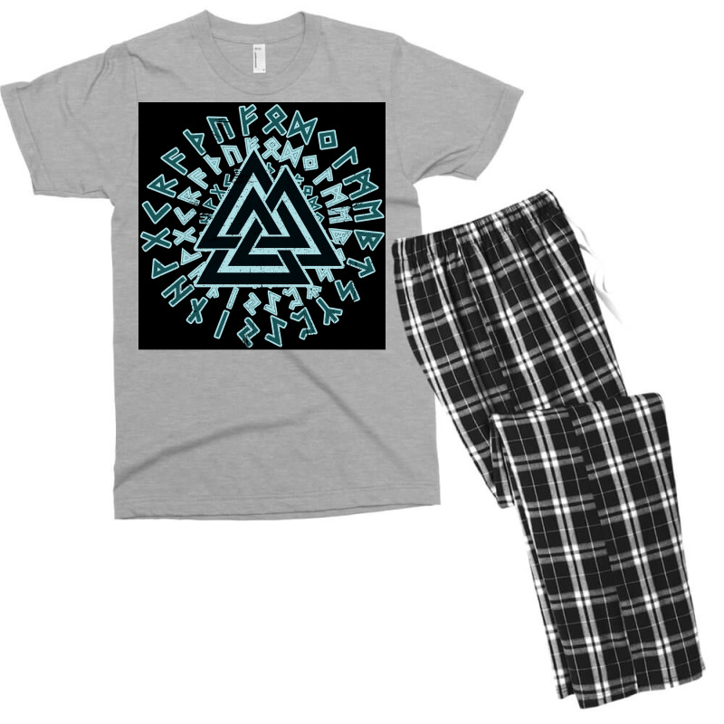 Valknut Wotansknoten Wikingerdreieick  Hipster Boy Men's T-shirt Pajama Set | Artistshot