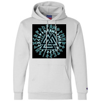 Valknut Wotansknoten Wikingerdreieick  Hipster Boy Champion Hoodie | Artistshot