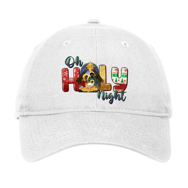 Oh Holy Night Black Holy Family Black Jesus Adjustable Cap | Artistshot