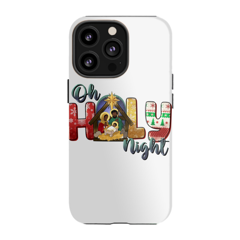 Oh Holy Night Black Holy Family Black Jesus Iphone 13 Pro Case | Artistshot