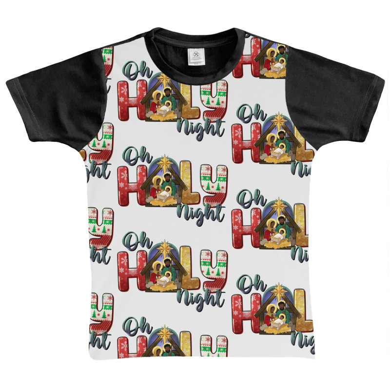 Oh Holy Night Black Holy Family Black Jesus Graphic Youth T-shirt | Artistshot