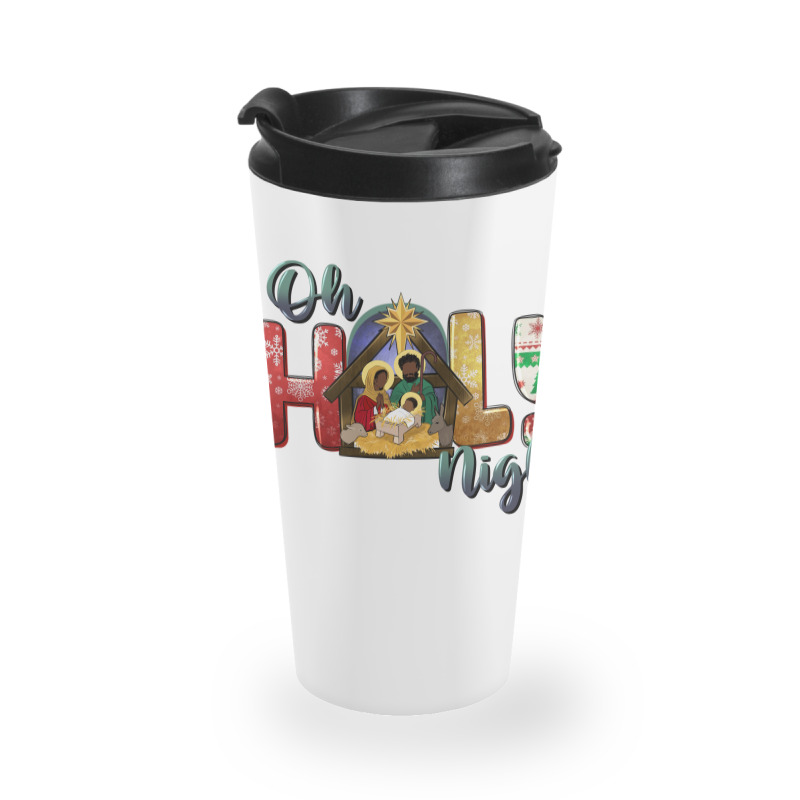 Oh Holy Night Black Holy Family Black Jesus Travel Mug | Artistshot