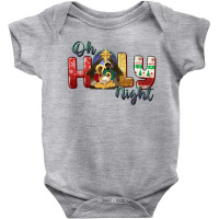 Oh Holy Night Black Holy Family Black Jesus Baby Bodysuit | Artistshot