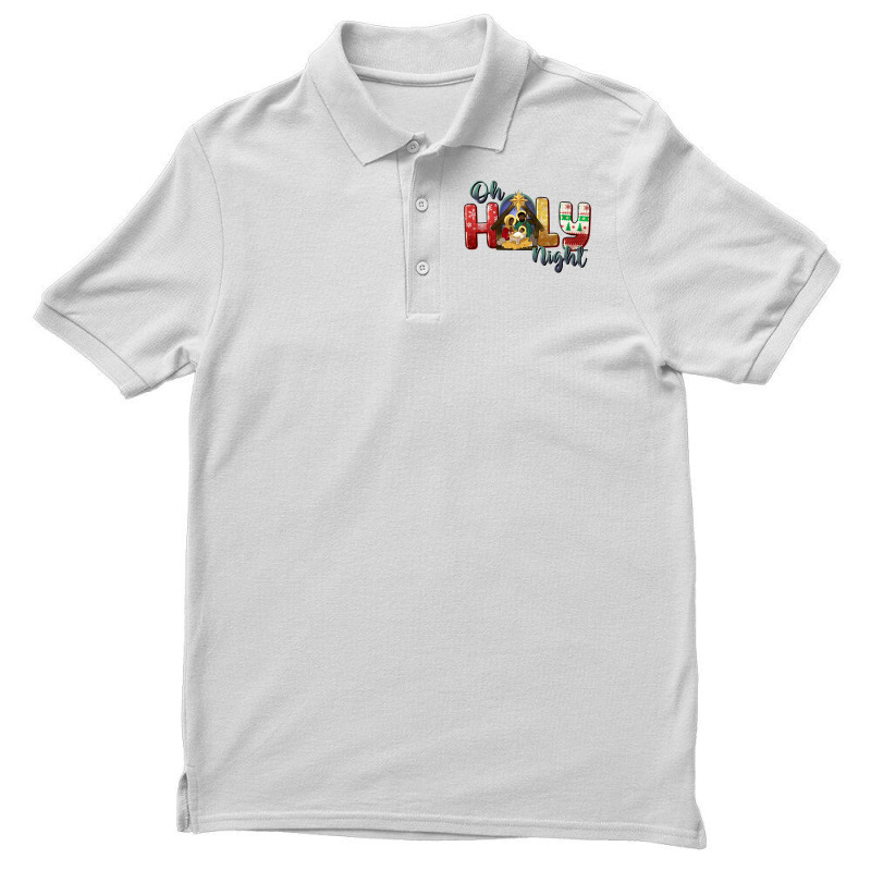 Oh Holy Night Black Holy Family Black Jesus Men's Polo Shirt | Artistshot