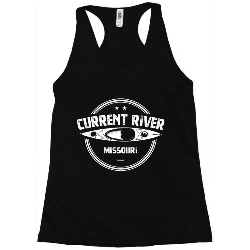 Limited Edition Current River Missouri Kayaking Racerback Tank by bummercaught | Artistshot