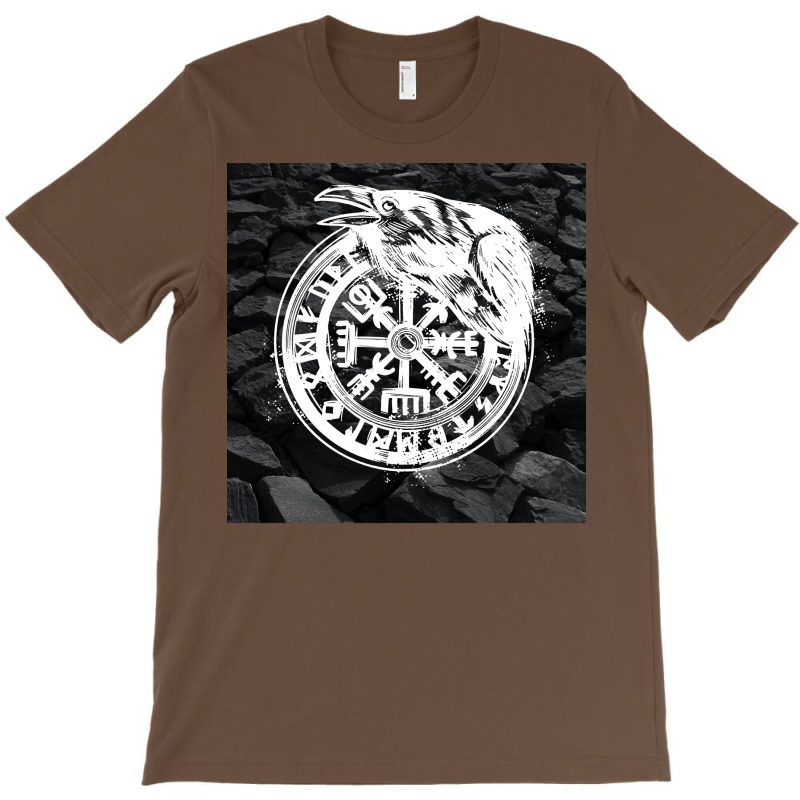 Vegvisir With Raven  Travel T-shirt | Artistshot