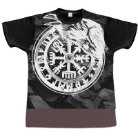 Vegvisir With Raven  Travel Graphic T-shirt | Artistshot