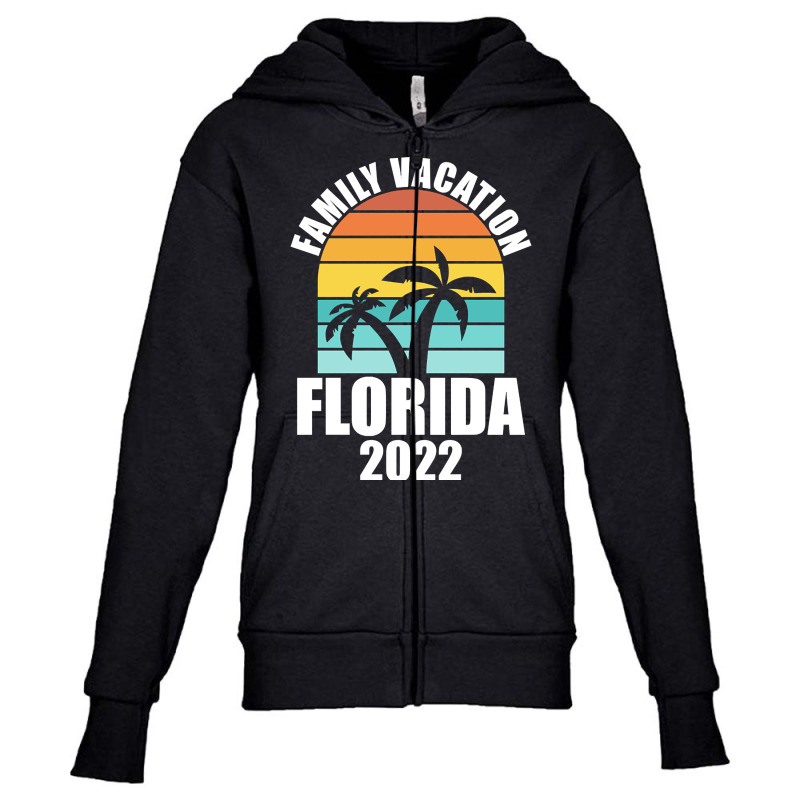 2022 Florida Beach Family Vacation-ukxat Youth Zipper Hoodie | Artistshot