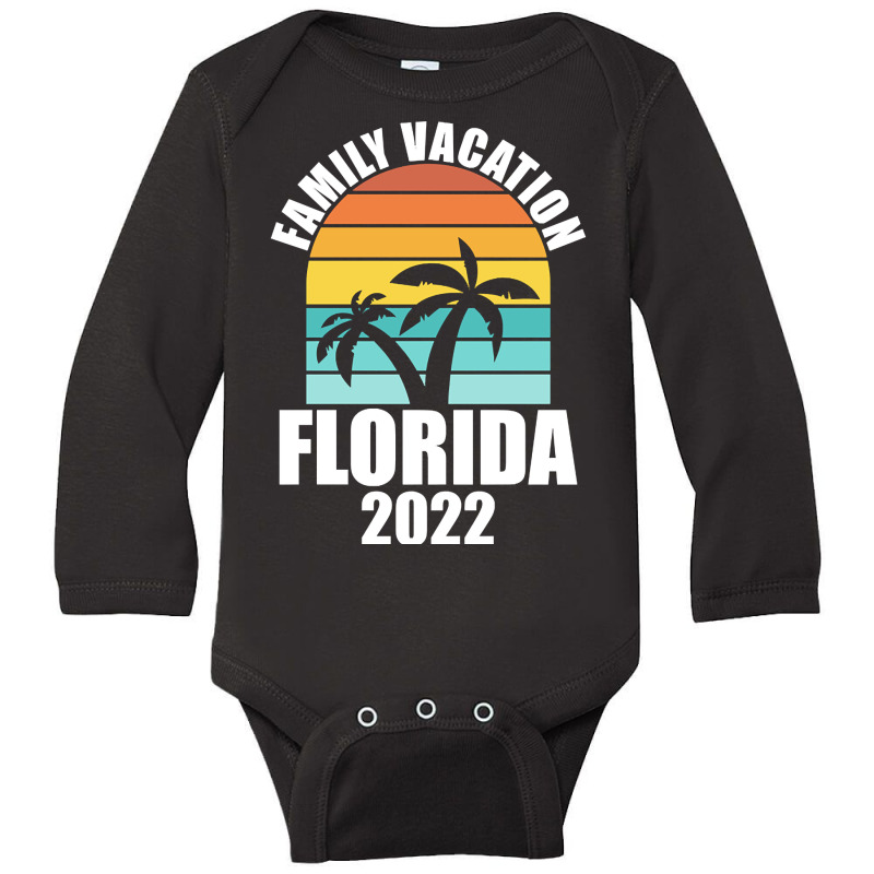 2022 Florida Beach Family Vacation-ukxat Long Sleeve Baby Bodysuit | Artistshot