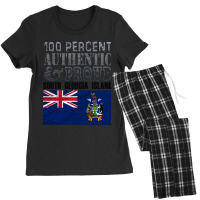 100 Percent Authentic And Proud South Georgia Island! Women's Pajamas Set | Artistshot