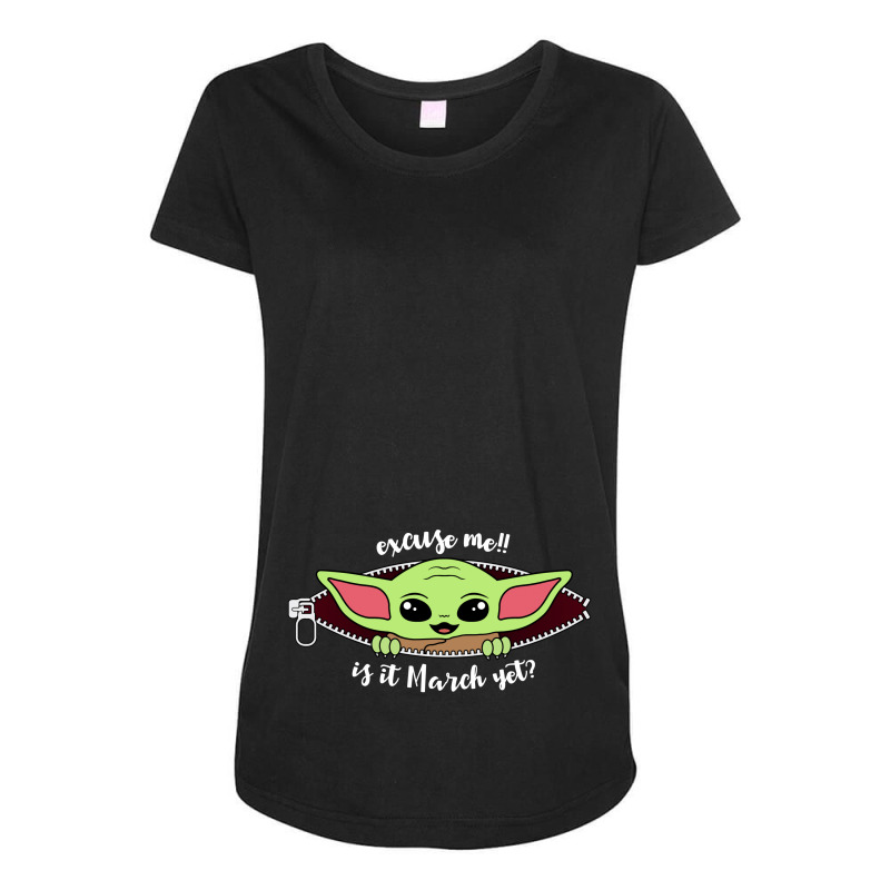 Baby Yoda Peeking Maternity sweatshirt, hoodie and v-neck t-shirt