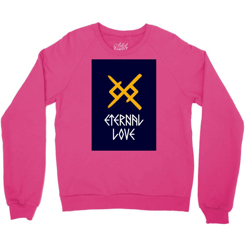 Viking Eternal Love Rune  Nature Hipster Crewneck Sweatshirt | Artistshot