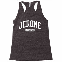 Jerome Arkansas Ar Vintage Athletic Sports Design T Shirt Racerback Tank | Artistshot