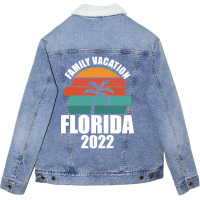 2022 Florida Family Vacation-hagxu Unisex Sherpa-lined Denim Jacket | Artistshot