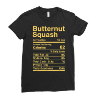 Butternut Squash Nutrition Facts Matching T Shirt Ladies Fitted T-shirt | Artistshot