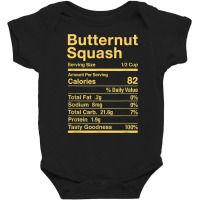 Butternut Squash Nutrition Facts Matching T Shirt Baby Bodysuit | Artistshot