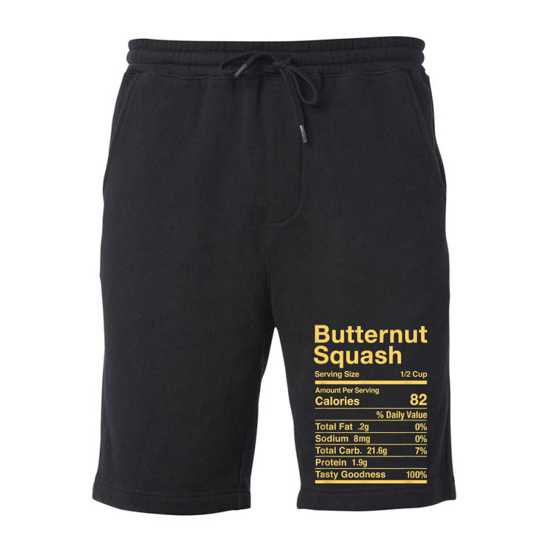 Butternut Squash Nutrition Facts Matching T Shirt Fleece Short by kogmor58594 | Artistshot