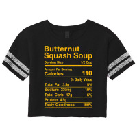 Butternut Squash Soup Nutrition Facts Matching T Shirt Scorecard Crop Tee | Artistshot