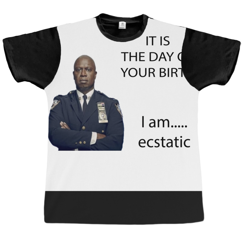 Captain Holt Birthday B99 Poster Tumblr (1) Graphic T-shirt by zagarboddaq | Artistshot