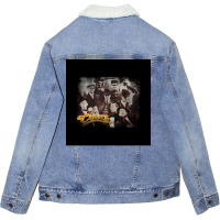 Cheers Vintage Poster Summer Unisex Sherpa-lined Denim Jacket | Artistshot