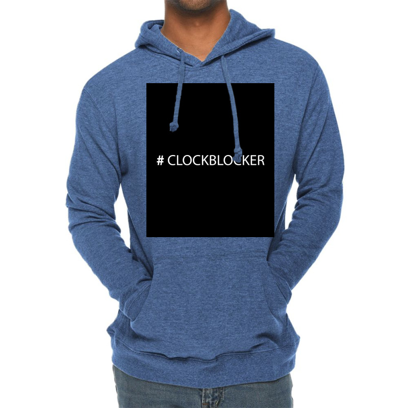 Clockblocker Poster Yellow (1) Lightweight Hoodie | Artistshot