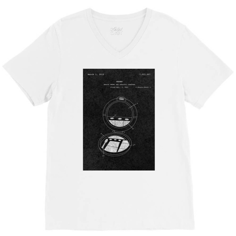 Compowder Patent Art Poster Nature (1) V-neck Tee | Artistshot