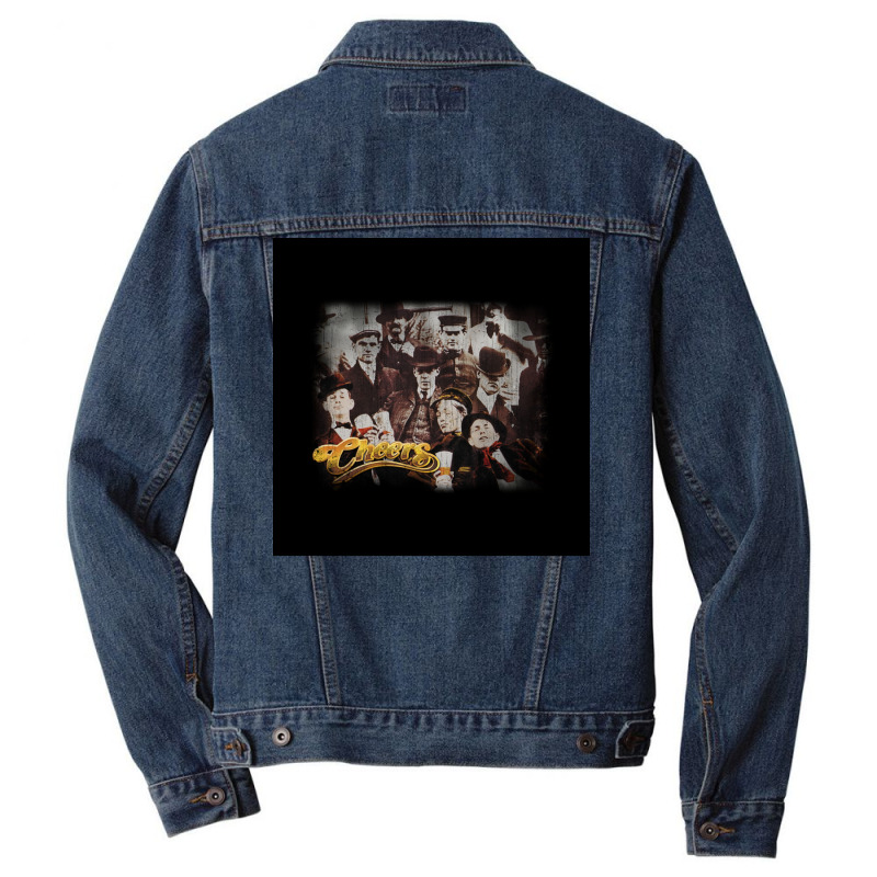 Cheers Vintage Poster Gift (1) Men Denim Jacket by peatcrascow | Artistshot