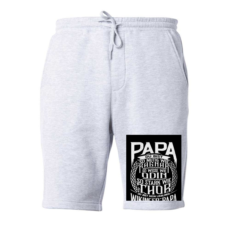 Viking Papa Odin Ragnar Fatherx27s Day  Trending 70s Fleece Short | Artistshot