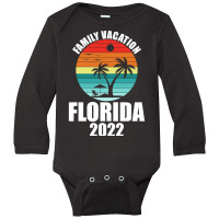 2022 Florida Family Vacation-ppsw8 Long Sleeve Baby Bodysuit | Artistshot