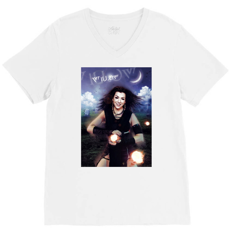 Dark Willow Poster Love V-neck Tee | Artistshot