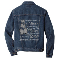 Diabetes Diabetic I Am The Storm 34 Diabetes Awareness Men Denim Jacket | Artistshot