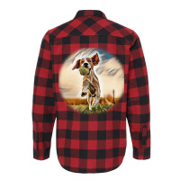 Beagle Dog Fun In Garden Outdors Run And Jump With Ball Towards Camer Flannel Shirt | Artistshot