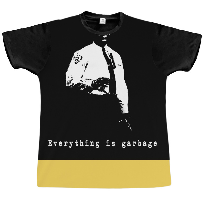 Everything Is Garbage Captain Holt Stencil Wallpaper Design Poster Boy Graphic T-shirt | Artistshot