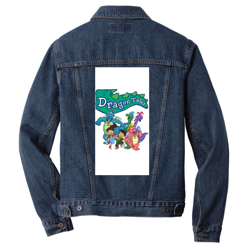 Dragon Tales Graphic Poster 80s Girl Men Denim Jacket | Artistshot