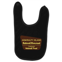 Admiralty Island National Monument Sign Baby Bibs | Artistshot