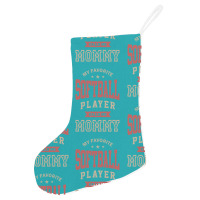 My Softball Player Calls Me Mommy Holiday Stocking | Artistshot