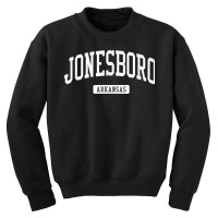 Jonesboro Arkansas Ar Vintage Athletic Sports Design T Shirt Youth Sweatshirt | Artistshot