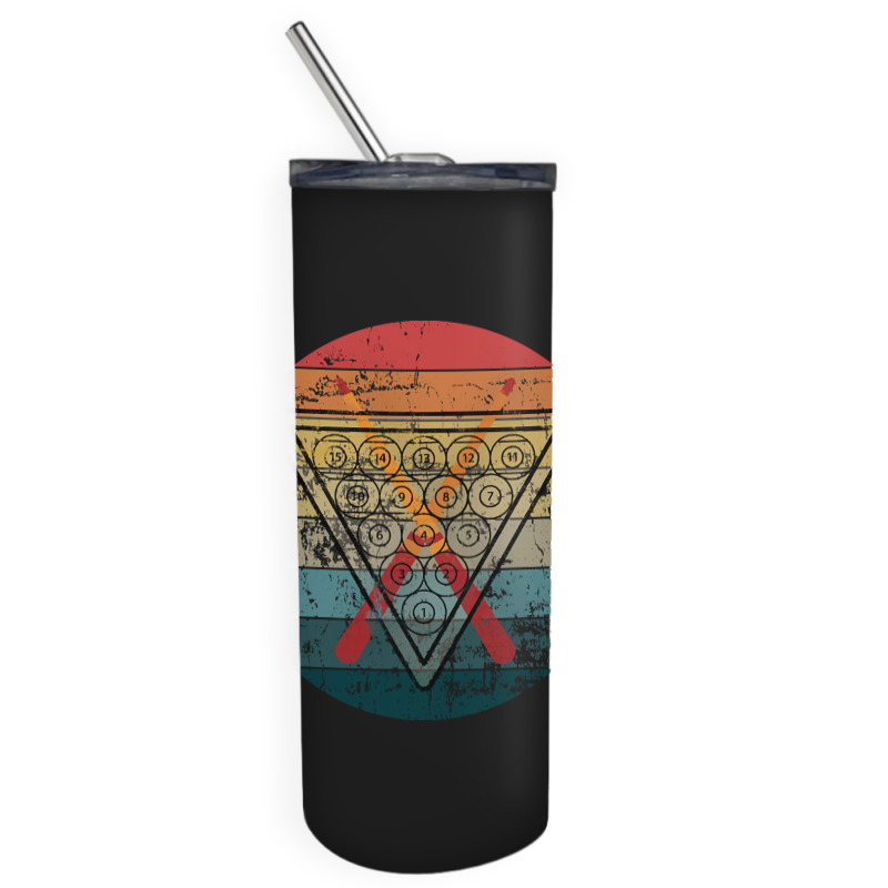 8-ball Billiard Ball Skinny Tumbler | Artistshot