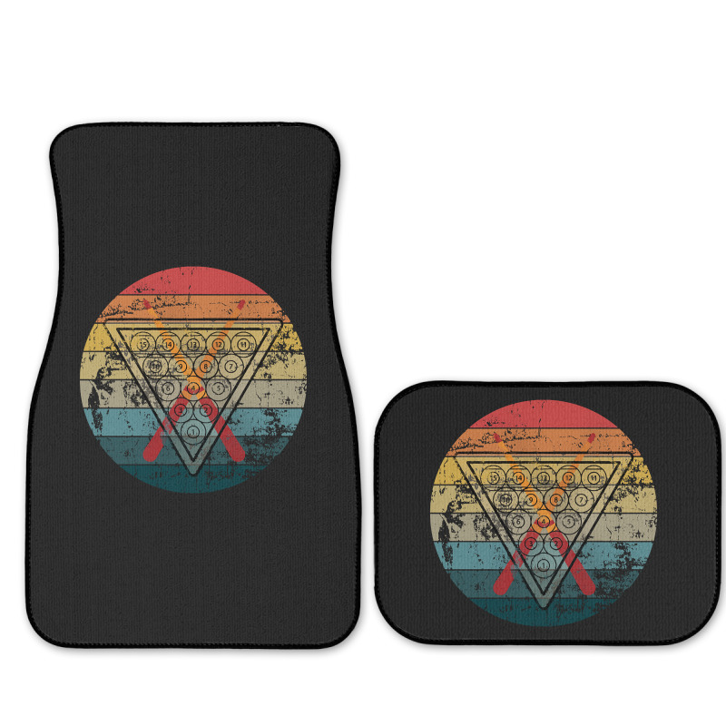 8-ball Billiard Ball Full Set Car Mats | Artistshot