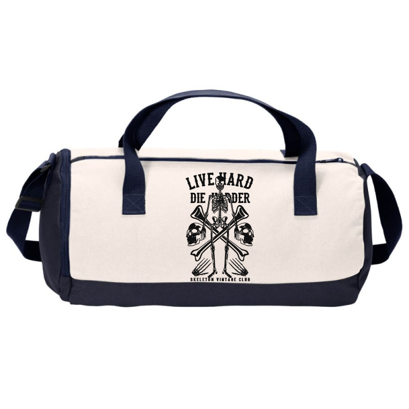 Live Hard Die Harder Duffel Bag | Artistshot