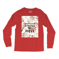 Females Are Strong As Hell Poster Funny Long Sleeve Shirts | Artistshot