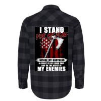 Viking Warrior American Flag Independence Of The United States  Aesthe Flannel Shirt | Artistshot