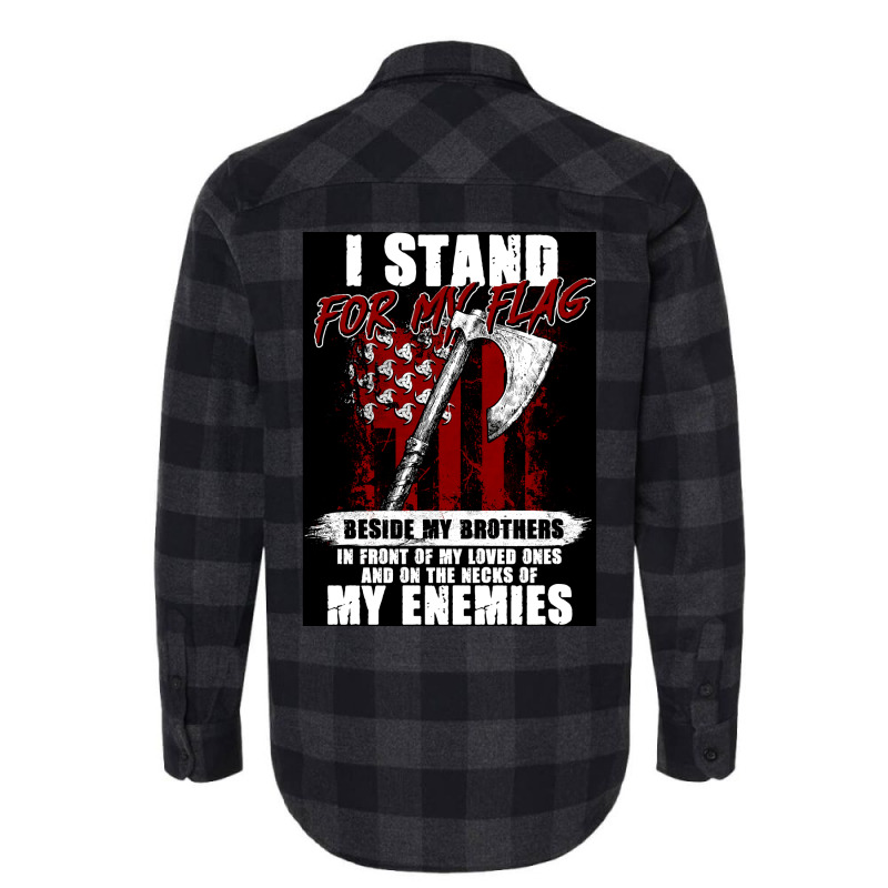 Viking Warrior American Flag Independence Of The United States  Aesthe Flannel Shirt | Artistshot