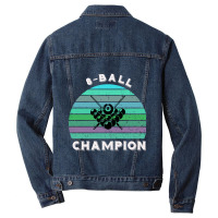 8-ball Pool Champion - Billiards Sunset Men Denim Jacket | Artistshot