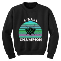 8-ball Pool Champion - Billiards Sunset Youth Sweatshirt | Artistshot